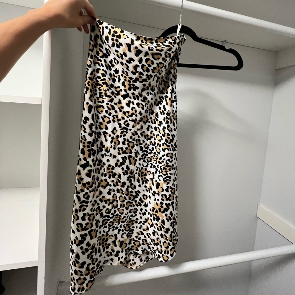 Leopard Midi Skirt